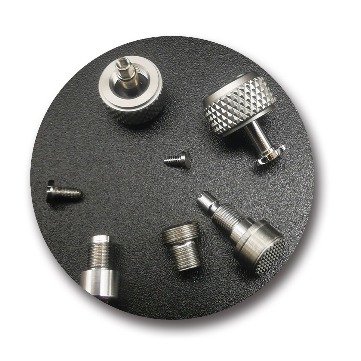 Watch Parts Supplier OEM/ODM Micro CNC Machining Custom Stainless Steel Waterproof Watch Pusher Parts Watch Crown &amp; Tube