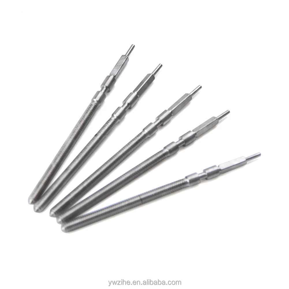 5pcs Watch Winding Stems Replacement for ETA 6497 6498 Seagull ST36 Watch Movement Repair Tool Parts