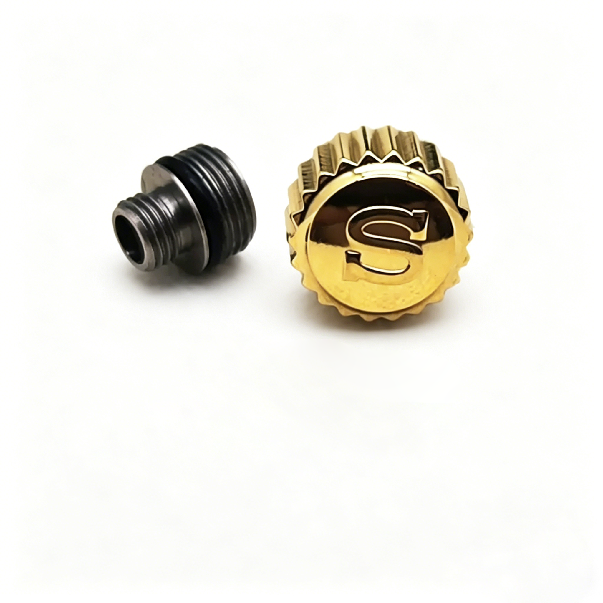 7mm Steel Watch Crown for Mechanical Watch Handle S Crown Watch Parts NH35 Replacement Parts