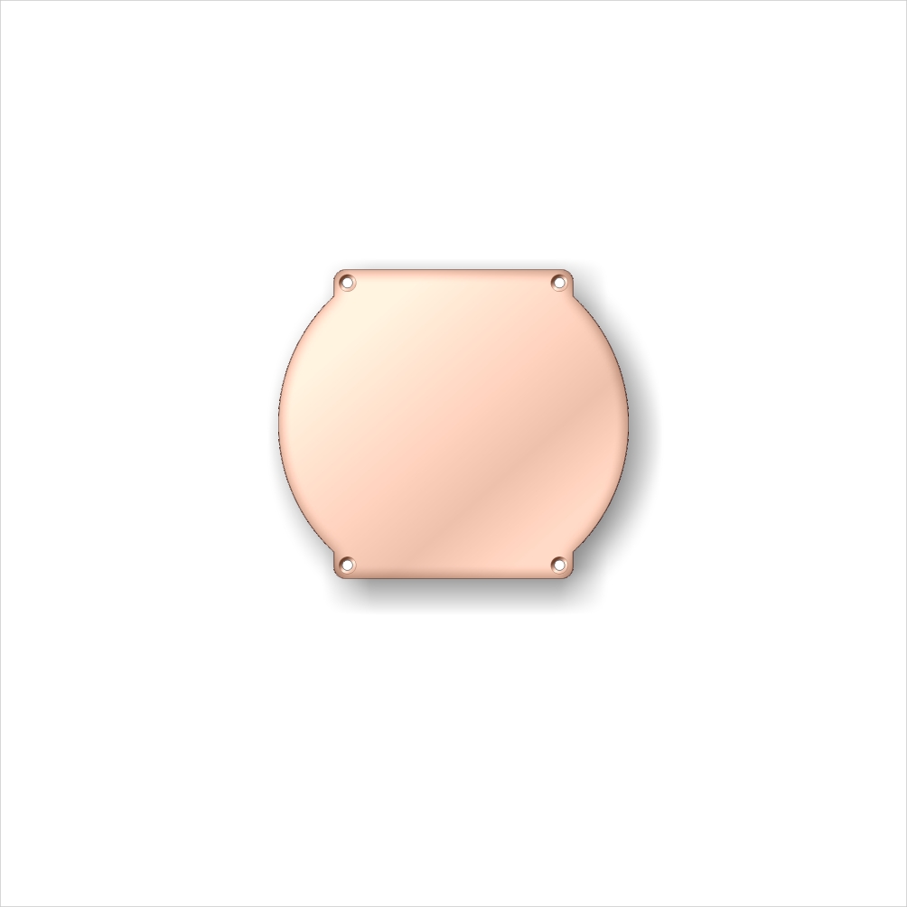 Custom Made Case Back Screw Type Grade 5 Atm Water Stainless Steel Watch Caseback