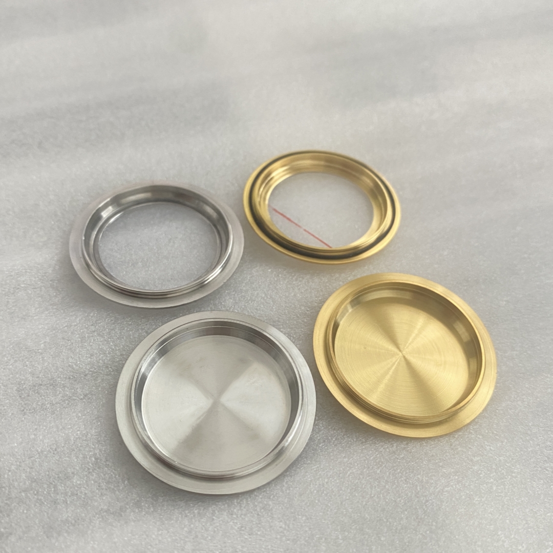 Stainless Steel Clear/Closed Back Case Watch Cases Bottom Back Cover Watch Part for Watch Repair and Replacement