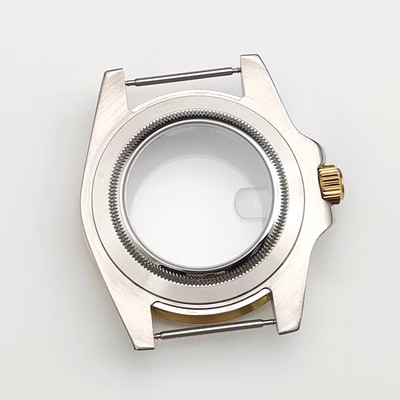 Men's Mechanical Watch Case Replacement Black Green Aqua Ghost 8215/NH35/36 Calibre Gold Case Transparent Case Back