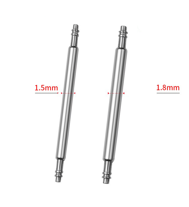 Quick Release Spring Bars Stainless Steel Watch Pins for Smart Watchband Replacement 12mm-24mm