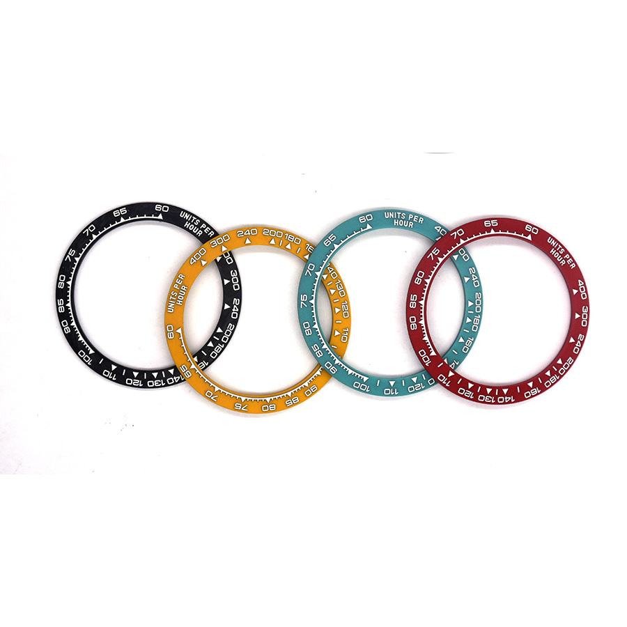 Custom 38.5mm* 30.5mm Watch Parts 4130 Pure Carbon Fiber Bezel for Daytona