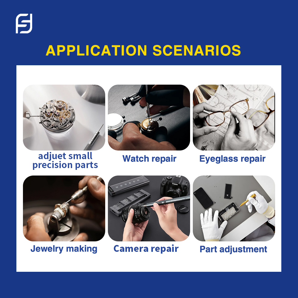 Stainless Steel Watch Repair Tools Spring Bar Remover Adjuster Non-Damaging Operation 141x8mm 13g Black Removing Adjusting Watch