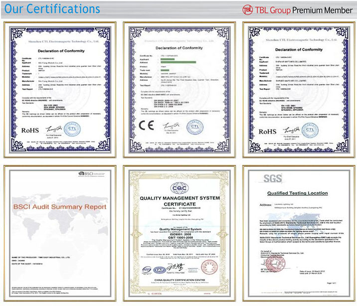 Factory Certifications