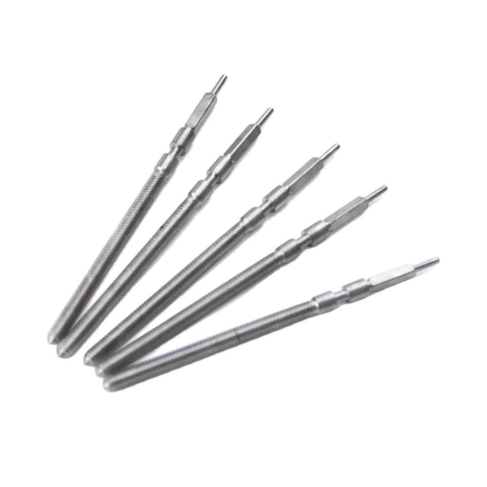 5pcs Watch Winding Stems Replacement for ETA 6497 6498 Seagull ST36 Watch Movement Repair Tool Parts