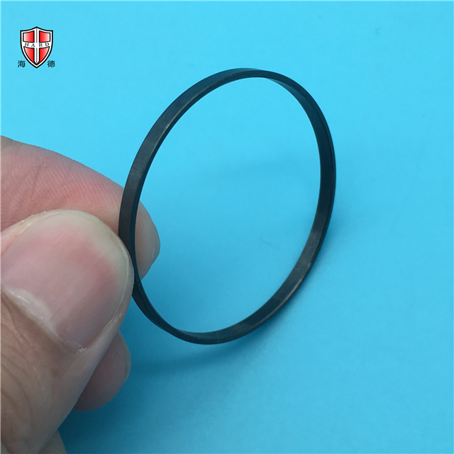 Precision CNC Machining Ceramic Insulation Black Zirconia Watch Dial Ring