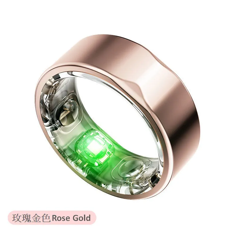 Titanium Rings for Men Smart Watch with Heart Rate
