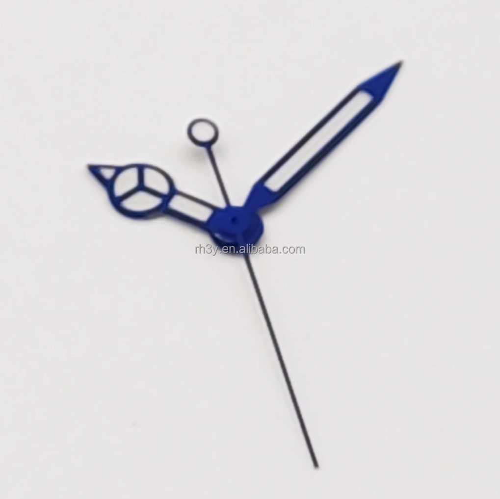 NH35 Movement Compatible Copper Watch Hands with Green Luminous Custom Modification Watch Parts