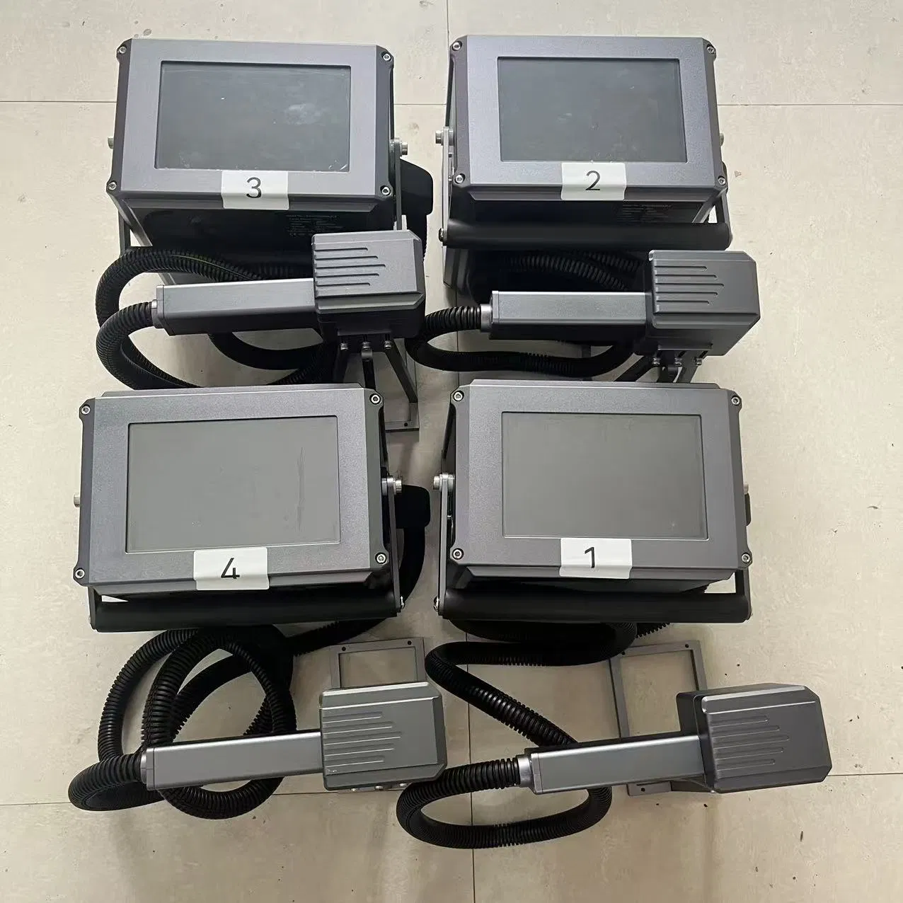 Portable Fiber Laser Marking Machine for Automotive Parts and Nameplates