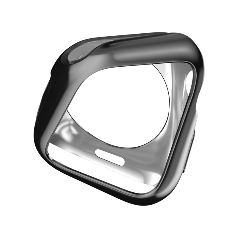Anti-Shockproof Electroplated Soft TPU Hollow Protective Bumper Watch Back Case for Apple Watch Series 10 Ultra 2 Cover