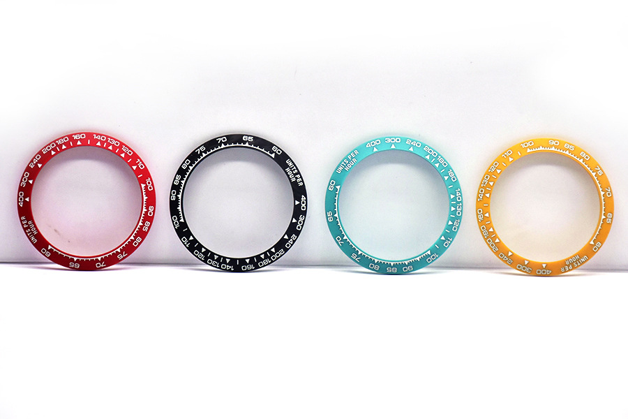 Custom 38.5mm* 30.5mm Watch Parts 4130 Pure Carbon Fiber Bezel for Daytona