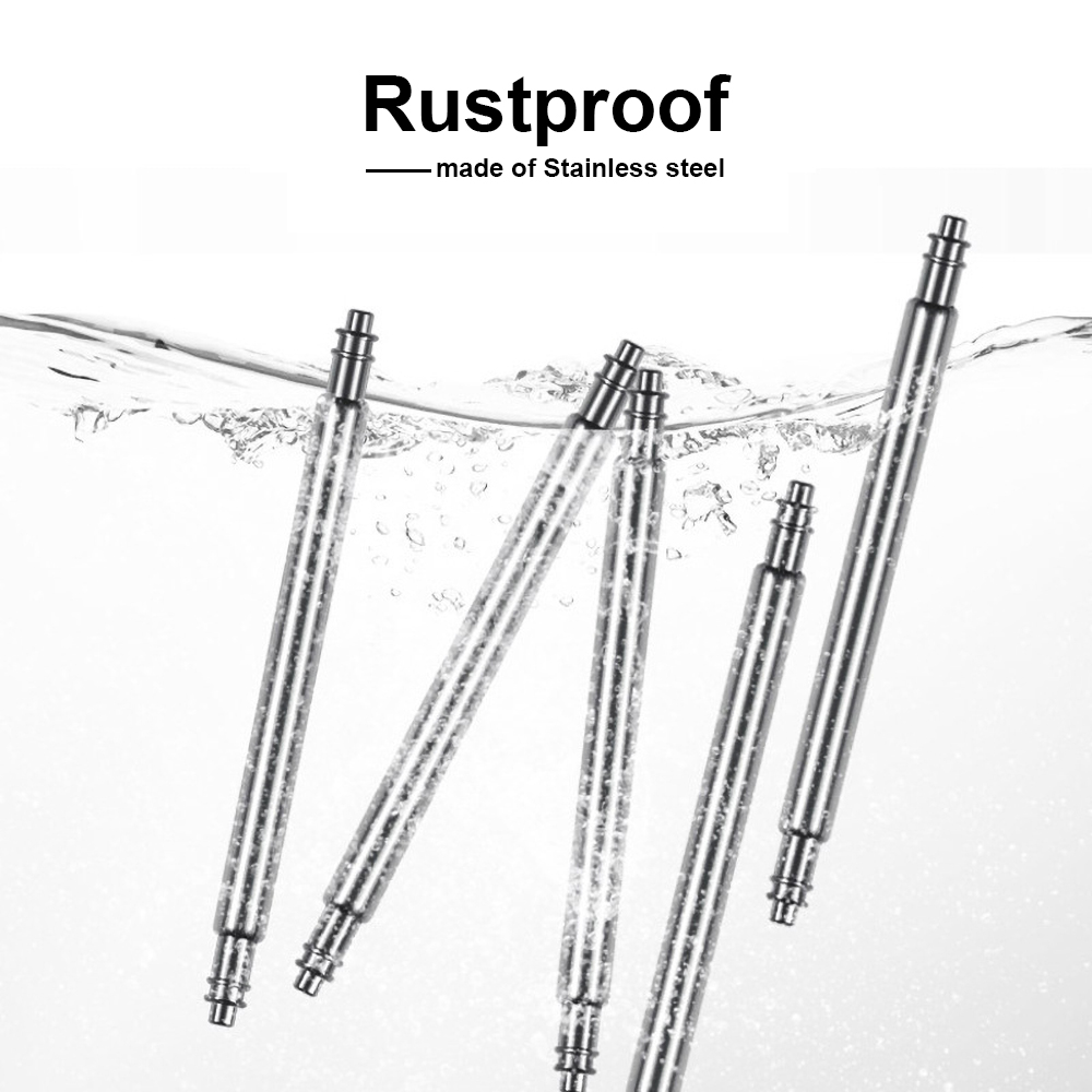 Professional 180/270/360 Pcs Watch Band Spring Bars Stainless Steel Link Pins Dia 1.5mm Size 8-25mm