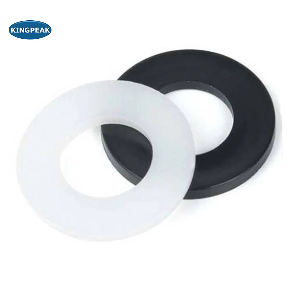 High Temperature Resistant M6 Black Plastic Washer Gasket Detail 3