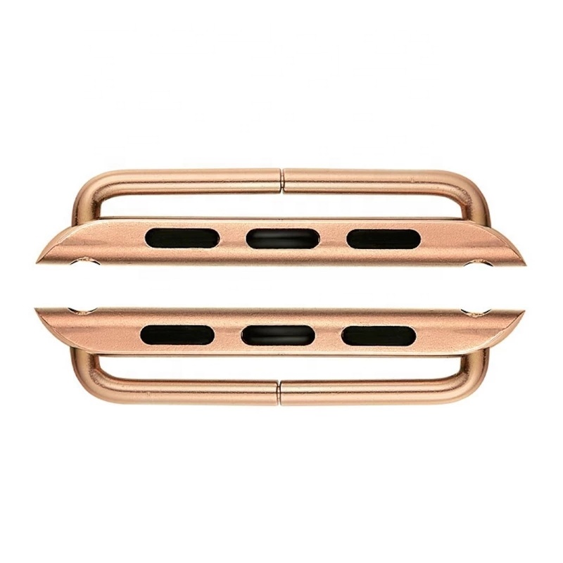 22mm 24mm Stainless Steel Strap Lugs Watch Adapter for Apple Watch Band Connector for IWatch 38mm 40mm 42mm 44mm