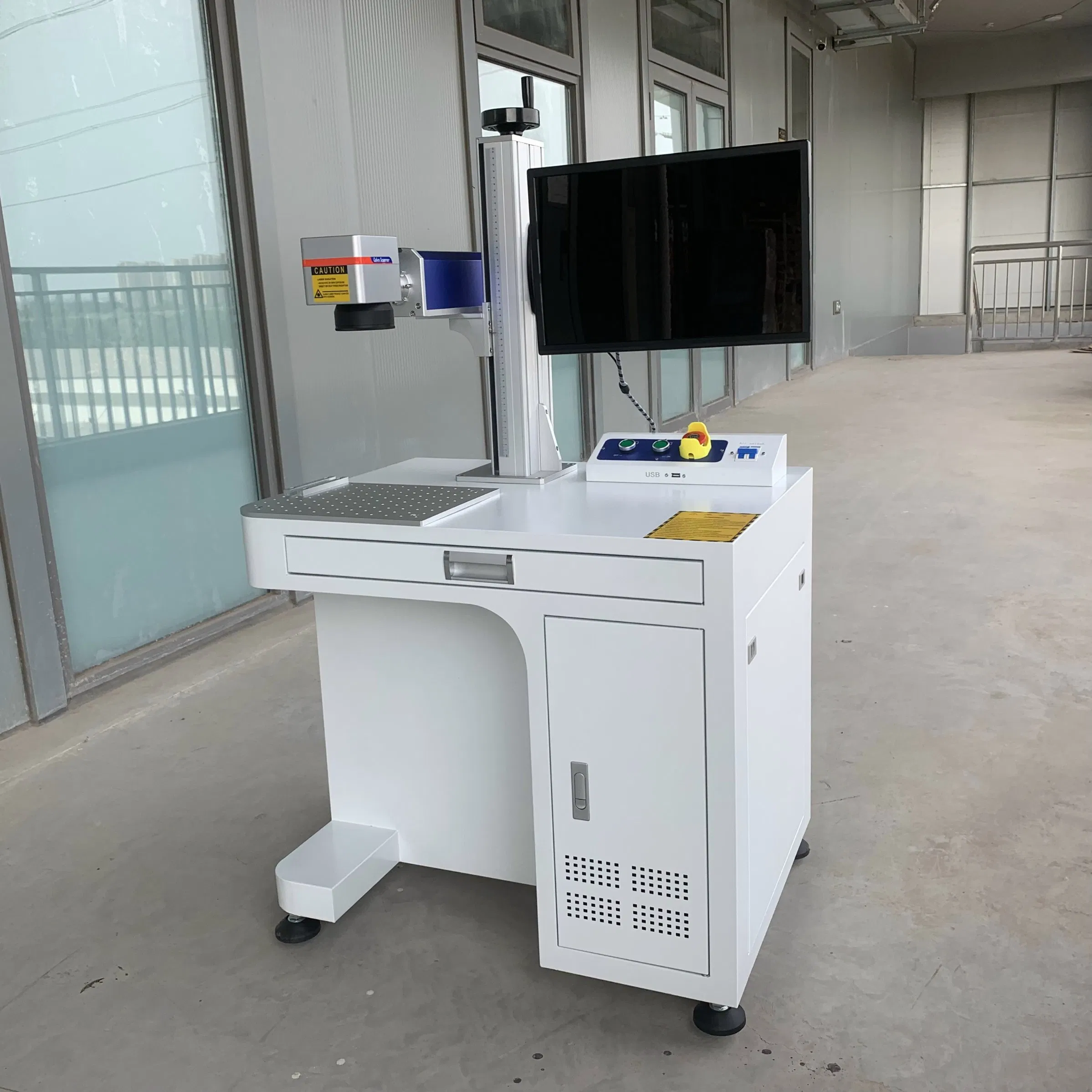 60W Fiber Laser Marking Machine Laser Marker for Metal Plastic
