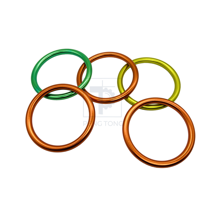 Minimalist CNC Aluminum Ring for Modern Smartwatch and Fitness Tracker Bands.
