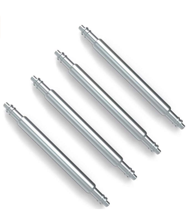 Precision 1.3mm 1.5mm 1.8mm Double Flanged Spring Bars 304 Stainless Steel for 8-24mm Watch Straps