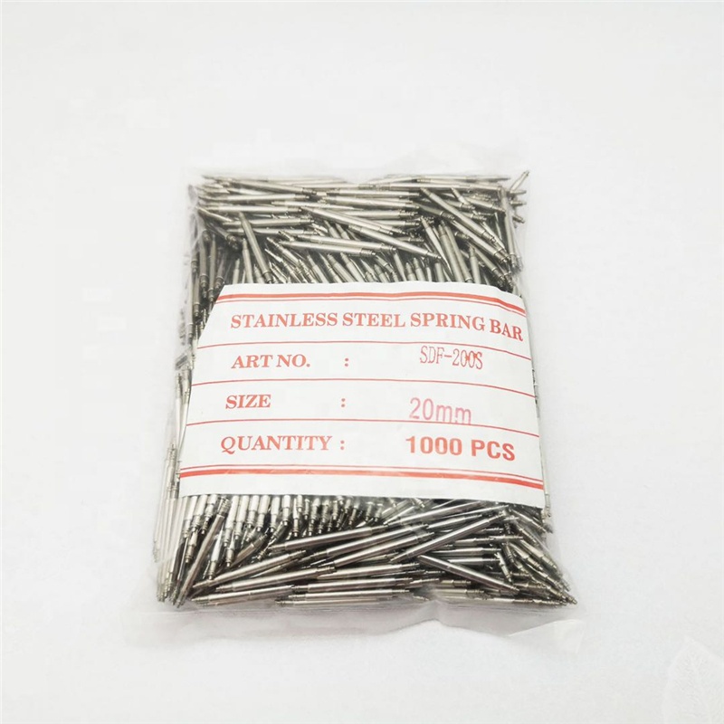 Double-flange 2mm Thick High-quality 304 Stainless Steel 14 16 17 18 20 21 22 23 24 26mm Watch Band Spring bar Wholesale