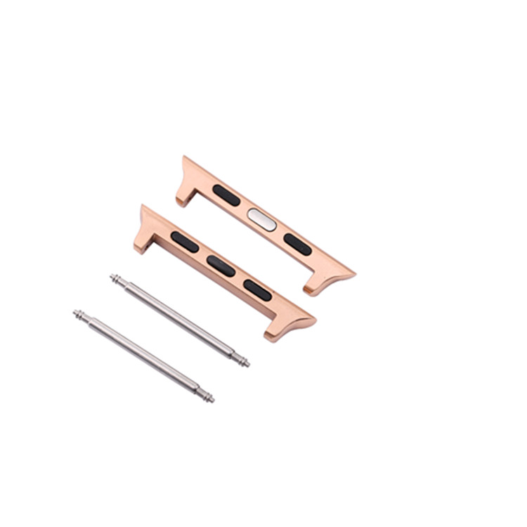 2022 New Design Stainless Steel Lug Watch StrapAdapter 18 20mm Bulk Watch Connector Compatible for Apple Watch 7 6 5 4 3 2 1 SE