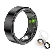 Titanium Rings for Men Smart Watch with Heart Rate