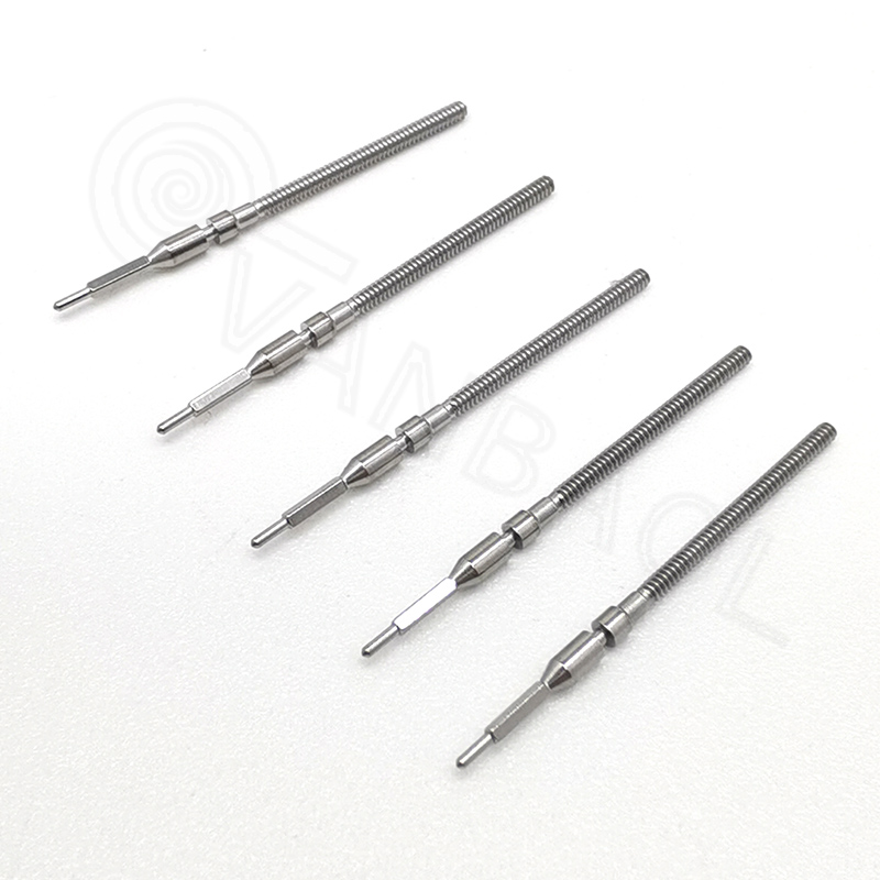 Steel Watch Stem Crown Replacement for 8200 8215 Watch Mechanical Movement Accessories Spare Tools Parts