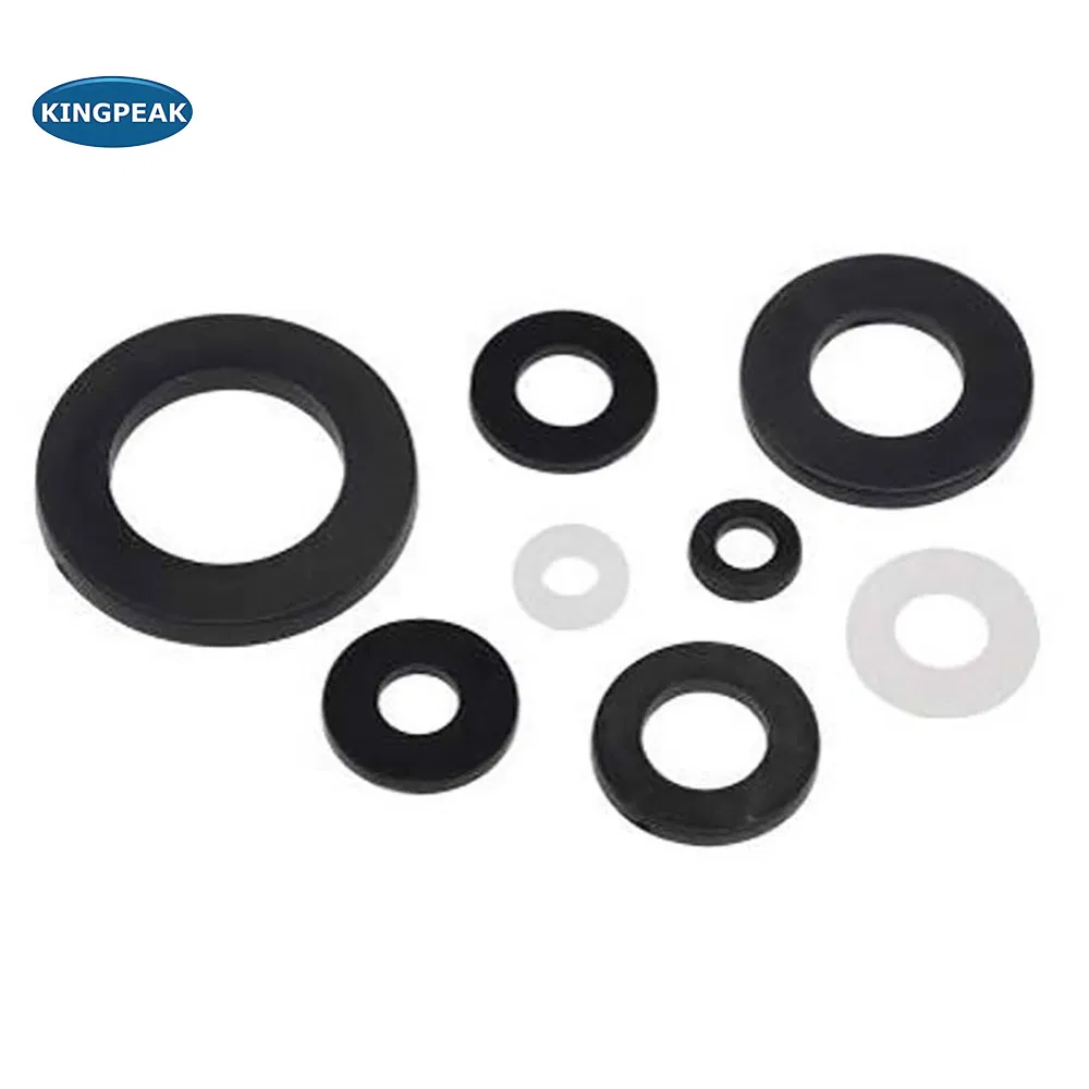 High Temperature Resistant M6 Black Plastic Washer Gasket