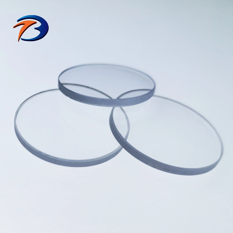 Flat Transparent Sapphire Glass Crystal Optical Watch Window