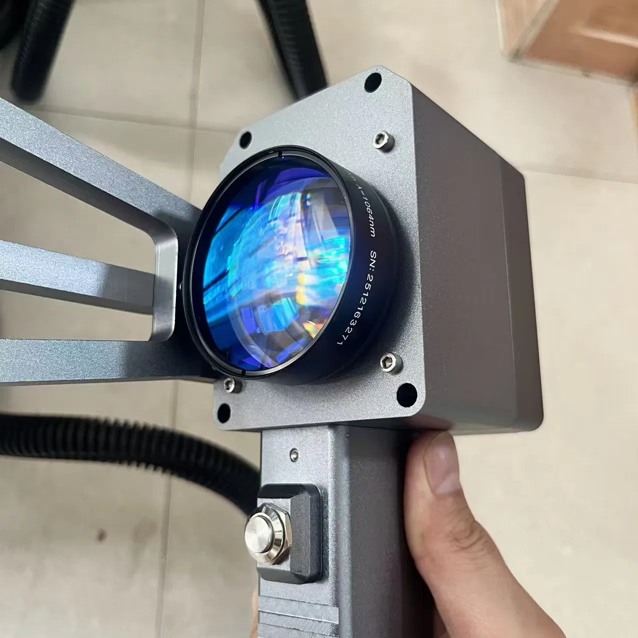 Portable Fiber Laser Marking Machine for Automotive Parts and Nameplates