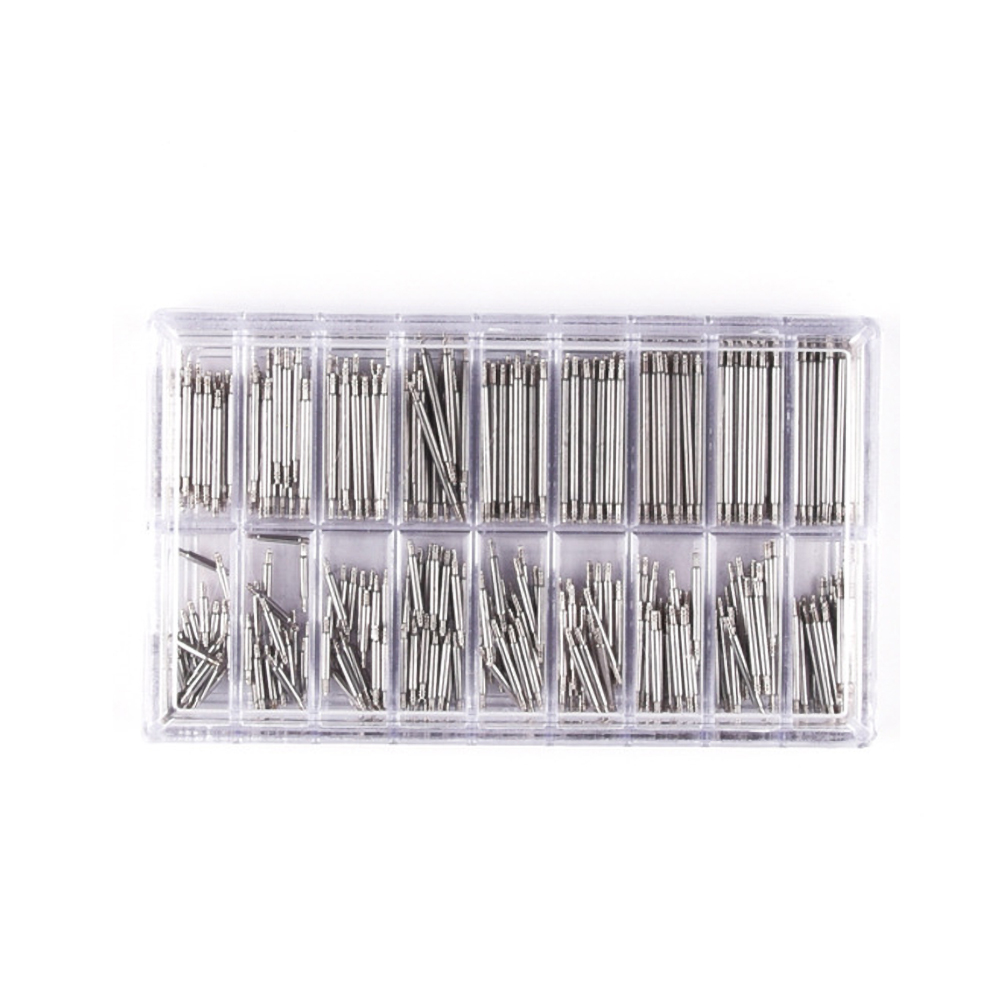 Professional 180/270/360 Pcs Watch Band Spring Bars Stainless Steel Link Pins Dia 1.5mm Size 8-25mm