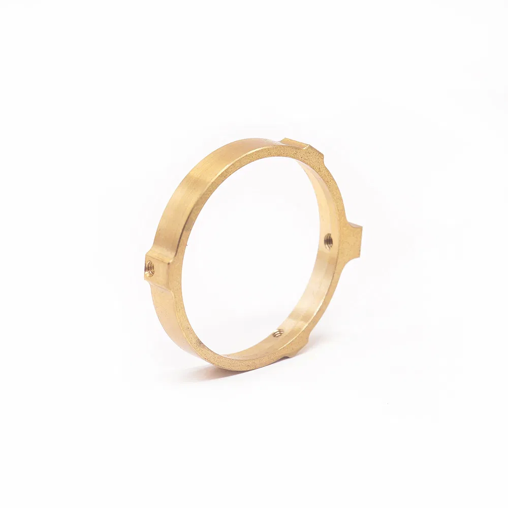 Professional Manufacturer Custom CNC Brass Ring Precision Watch Tools OEM CNC Milling Female Thread Brass Ring