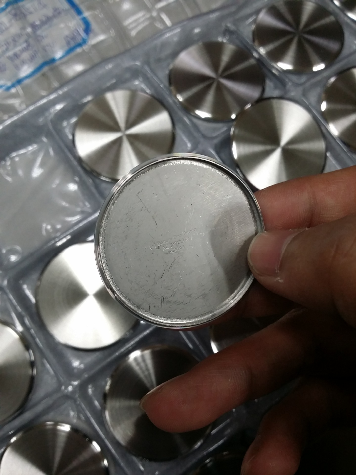 Watch Case Back 304 Stainless Steel Round Brushed Surface Polished Edge Replacement Parts for Watch 19.5-40.5mm Sizes