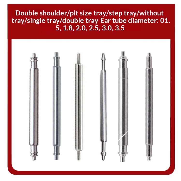 1.5/1.8/2/2.5/3/3.5mm Stainless Steel Watch Pins Lugs Spring Bar Pins Quick Release Pins