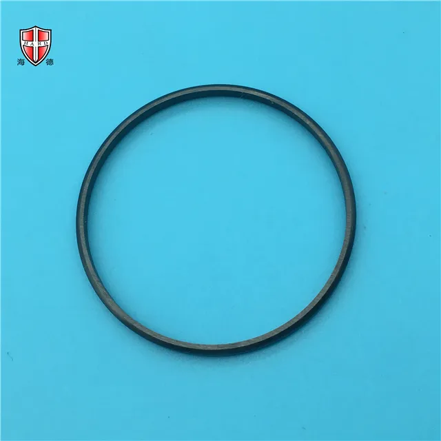 Precision CNC Machining Ceramic Insulation Black Zirconia Watch Dial Ring 4