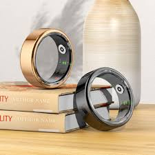 Titanium Rings for Men Smart Watch with Heart Rate