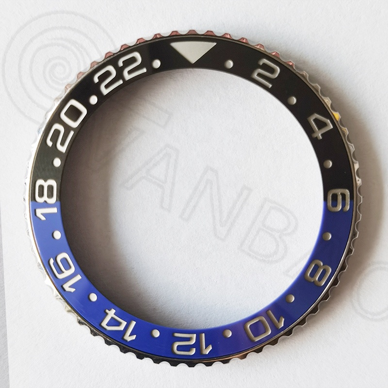 C Factory Super Ceramic Bezel for 40mm GMT 116710 116713 126710, Aftermarket Watch Parts