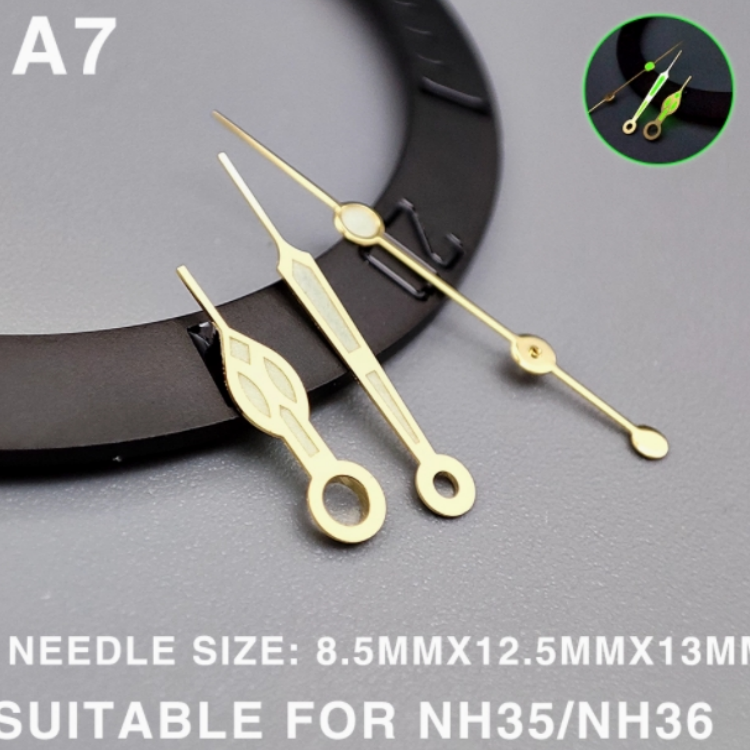High Quality SPARKTIME Universal Stainless Steel Watch Hands Set 4 Colors Blue Green Luminous Function NH35/NH36 Mechanical