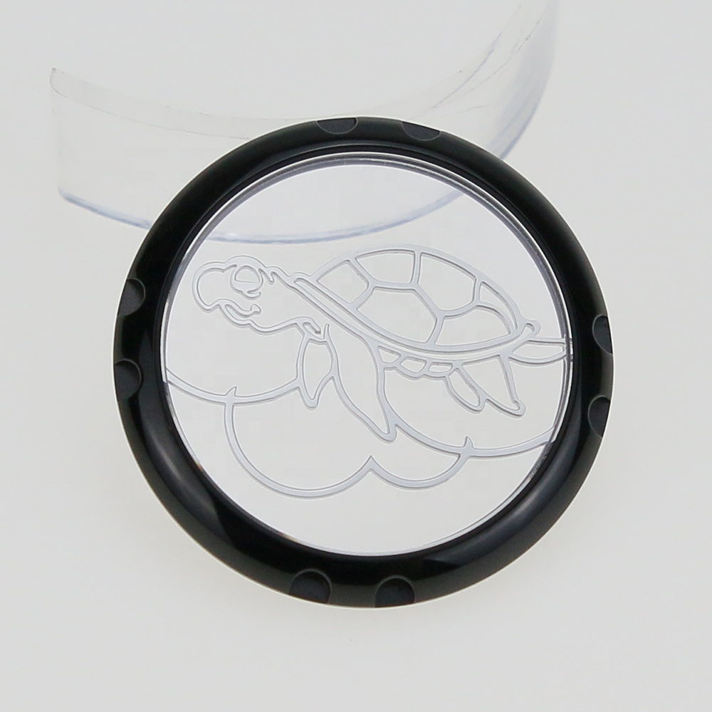 New Arrival 316L Stainless Steel 10ATM Thin Turtle Style Sapphire Glass Watch Case Back 007 Watch Parts New Arrival