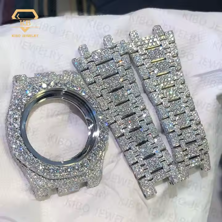 Luxury Jewelry Hot Sale Hip Hop Mechanical Watch Bezel D Color VVS Moissanite Pass Diamond Tester Iced Out High Quality Watch