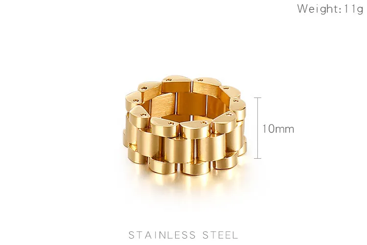 Watch Chain Shaped Ring Detail 1