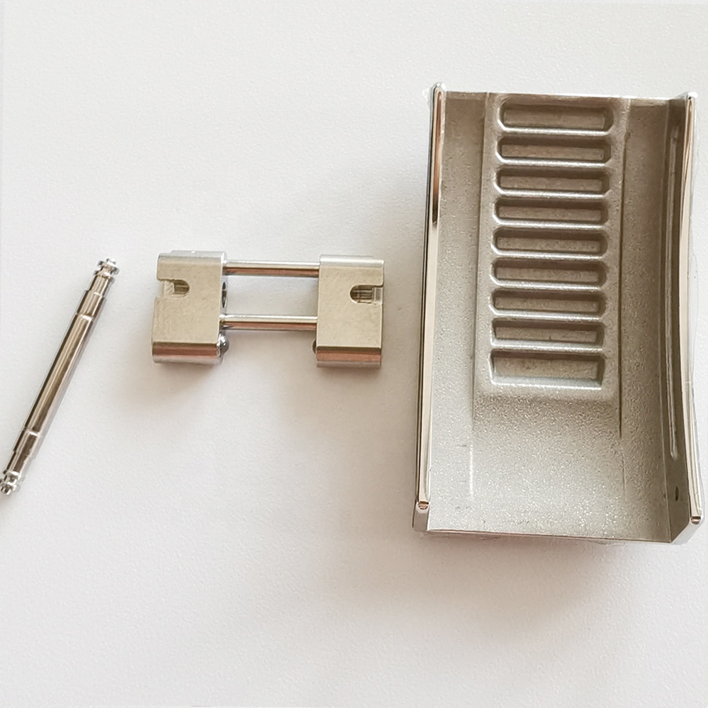 1.8mm Thick Stainless Steel Buckle Watch Spring Bar Replacement for RLX 41MM 126610 Inner Width 16mm Clasp