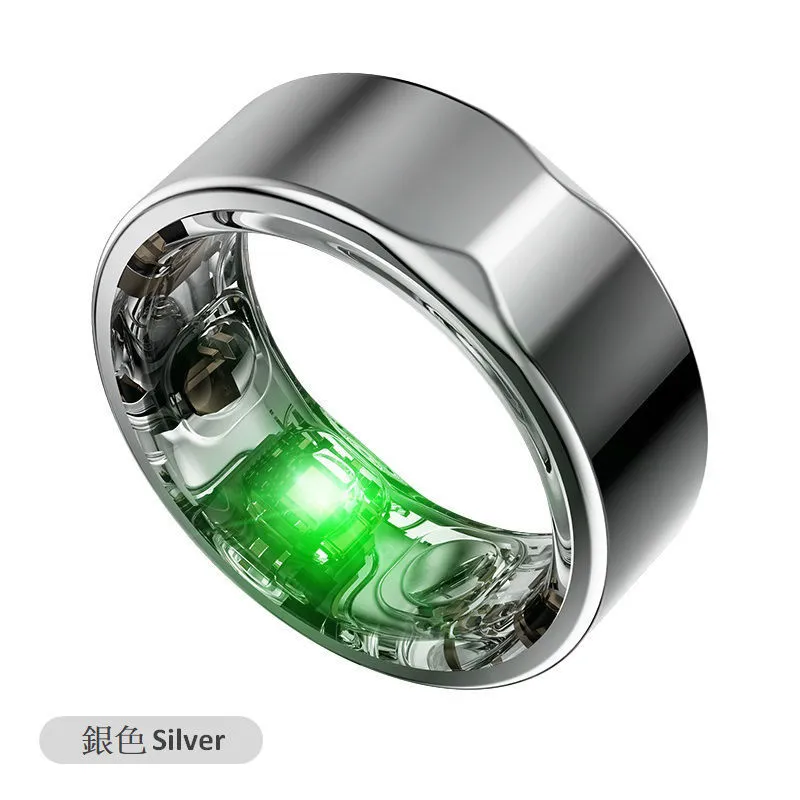 Titanium Rings for Men Smart Watch with Heart Rate