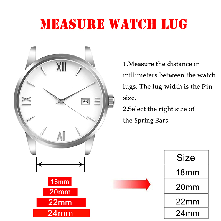 Watch Strap Pin Size Guide