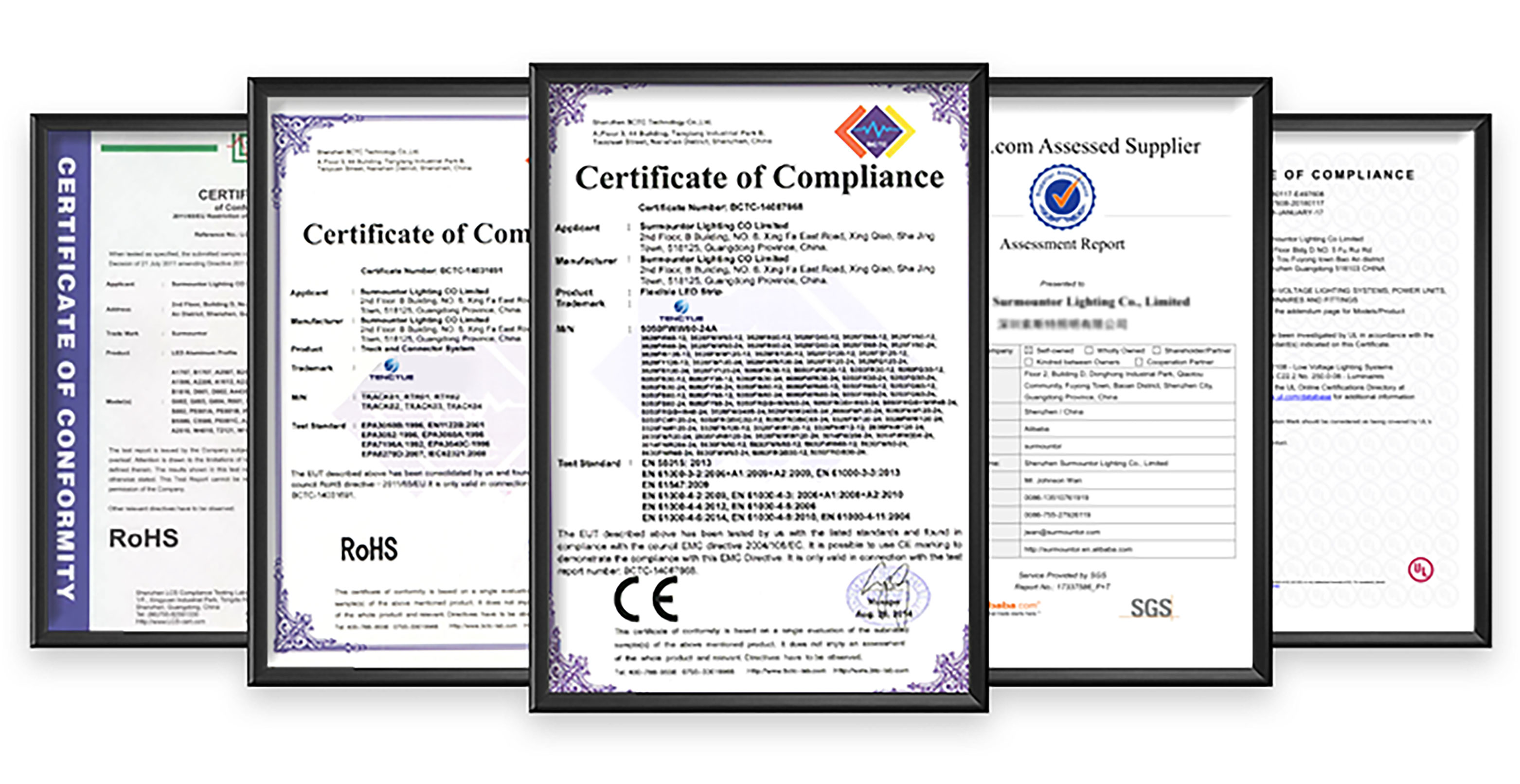 Product quality certifications