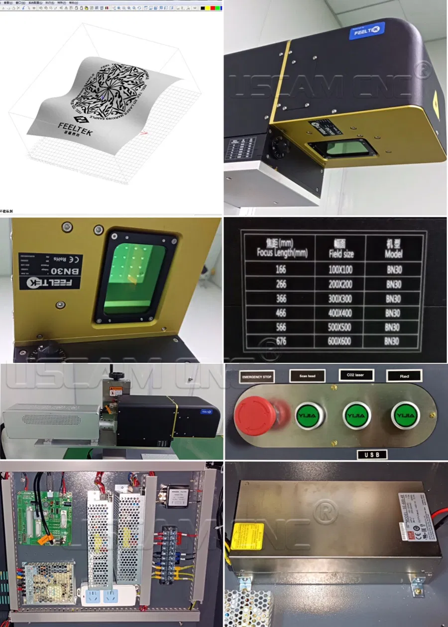 3D CO2 Laser Marking Machine System Details