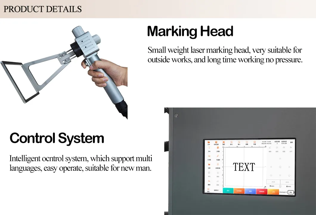 Mini Portable Laser Marking Machine for Logos, Qr Codes and Serial Numbers on Metal