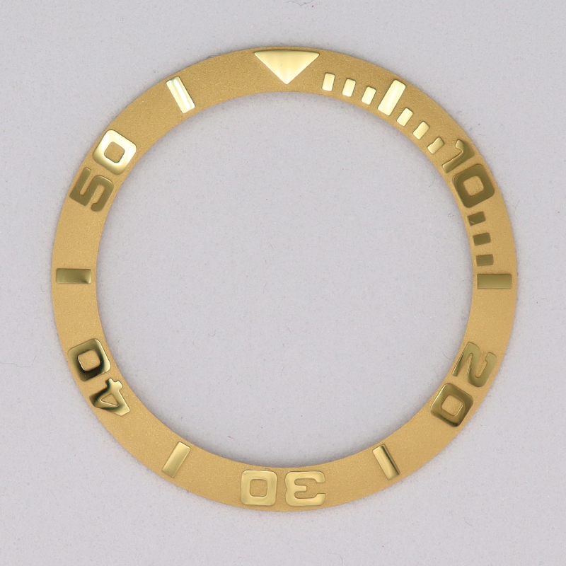 Custom High Quality Wholesale Watch 40mm Bezel Ring Insert Waterproof Ceramic Embossed Cover Case Bezel Watch Accessories