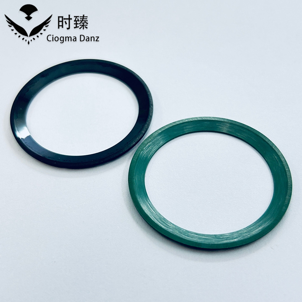 Factory Direct 40mm/31.5mm Black Ceramic Aluminium Sloping Bezel Fit 44mm Watch Case Watch Accessories Parts SEA Bezel Insert