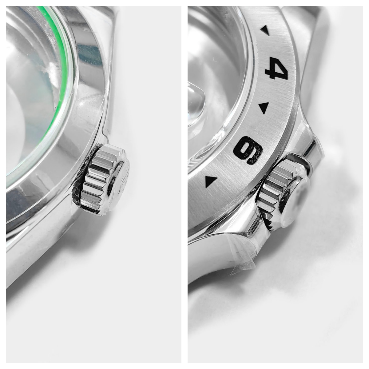 7mm Watch Crown Stainless Steel Fit 116400 226570 Watch. Watch Case Accessories Aftermarket Replace